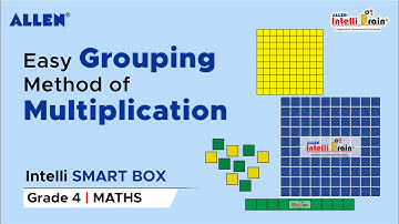 ALLEN Intelli SMART Box| Grouping method of Multiplication for kids| Maths Activity Kit for Grade 4