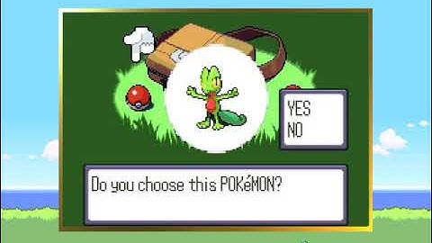 Live Shiny Treecko After 741 Soft Resets (Pokemon Sapphire!)