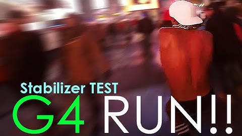 Feiyu Tech G4 Gimbal Demo NYC Times Square Run