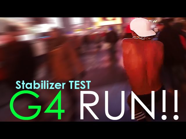 Feiyu Tech G4 Gimbal Demo NYC Times Square Run