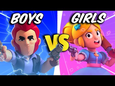BOY Gamers Vs GIRL Gamers In BRAWL STARS Who Will Win 