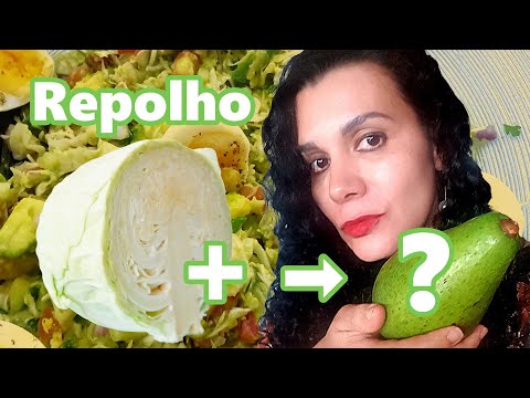 Vídeo: Salada De Abacate E Repolho