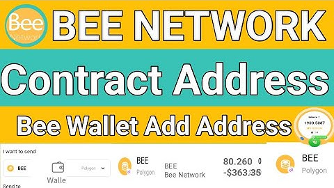 Bee Network Contract Address | How to Use Bee Network Contract Address | Bee Network Wallet Address 
