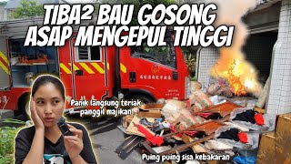 KEBAK4RAN‼️ PANIK TIBA-TIBA BAU GOSONG ASAP MENGEPUL DIMANA-MANA