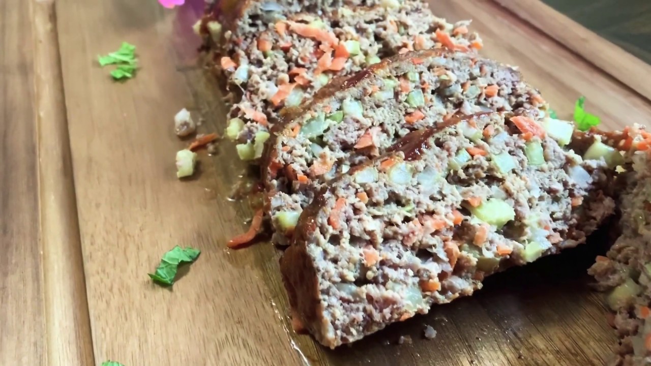 How To Make Loaded Vegetable Meatloaf YouTube