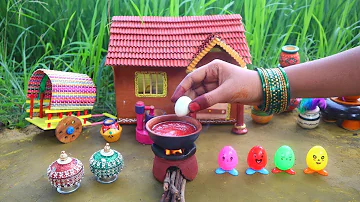 Miniature Egg Stuffed Paratha + Egg Gravey | Anda Paratha Recipe | Mini Foodkey