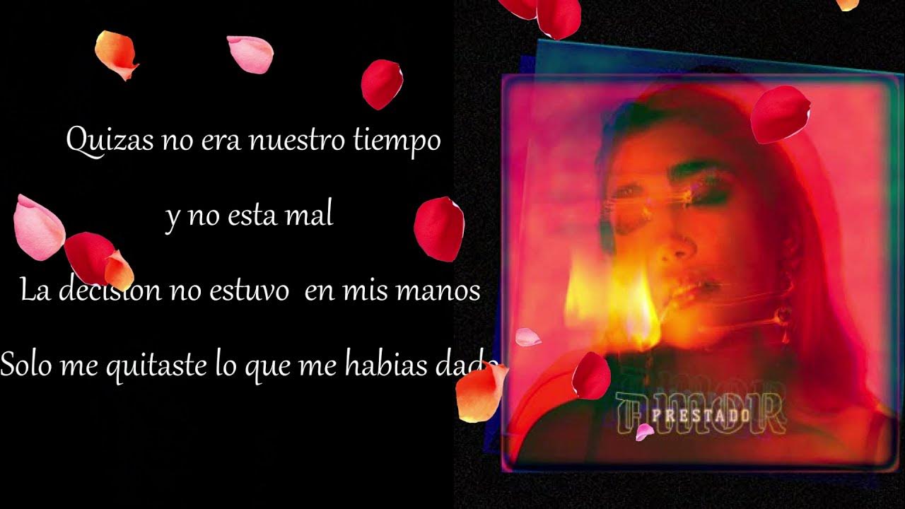 Amor Prestado - Dani Barranco - Lyrics/Letra - YouTube