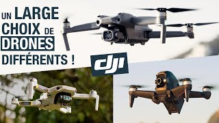 Quel DRONE DJI choisir en 2021 ? Le GUIDE d&#39;achat et COMPARATIF !