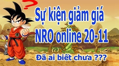 Ngọc Rồng Online | Sự kiện giảm giá  20-11 | Đã ai biết chưa ??