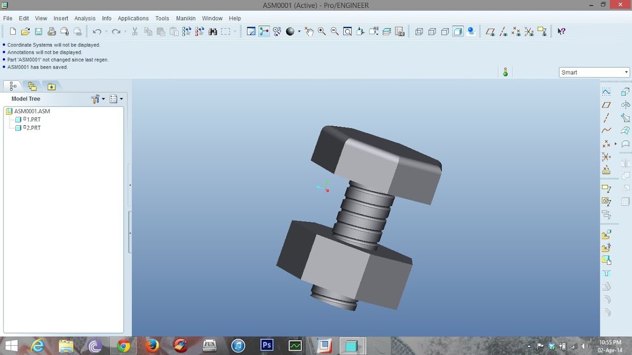 pro e wildfire tutorial Part modeling tutorial (nozzle) pro e wildfire youtube.