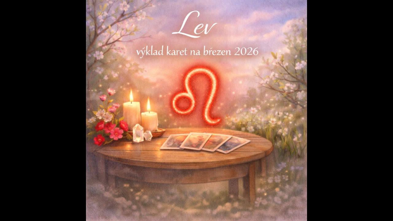 ✨ Březen 2026 – měsíční výklad karet pro znamení  LEV ♌ (práce • vztahy • energie měsíce)