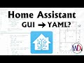 Home Assistant переводим Lovelace c GUI на  YAML