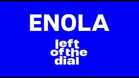Opposite Radio Episode 3: ENOLA - Interview + Live @ Left of the Dial Festival Rotterdam 2024