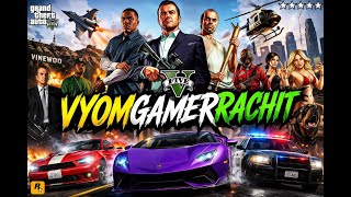 GTA 5 Super Hero Mode Live part 3 🔥 Hulk, Iron Man, Spider Man & Police Chase | VyomGamerRachit screenshot 2