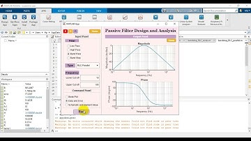 Passive Filter Design in Matlab App Designer | Matlab Project | EEE-212 | BUET