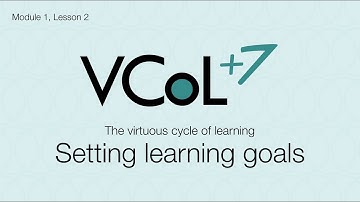 VCoL+7 in the classroom: Module 1 Lesson 2: Setting learning goals