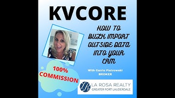 HOW TO BULK IMPORT DATA INTO KVCORE