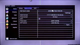 How to Set Date & Time IN P6SPRO DVR Resimi