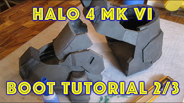 Halo 4 Mark VI EVA FOAM Boot Tutorial (Part 2 of 3)