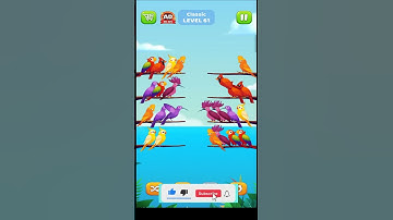 Bird Sort Puzzle l Classic Level 61 l Bird Sort Color Puzzle l Bird Sort Puzzle Challenge
