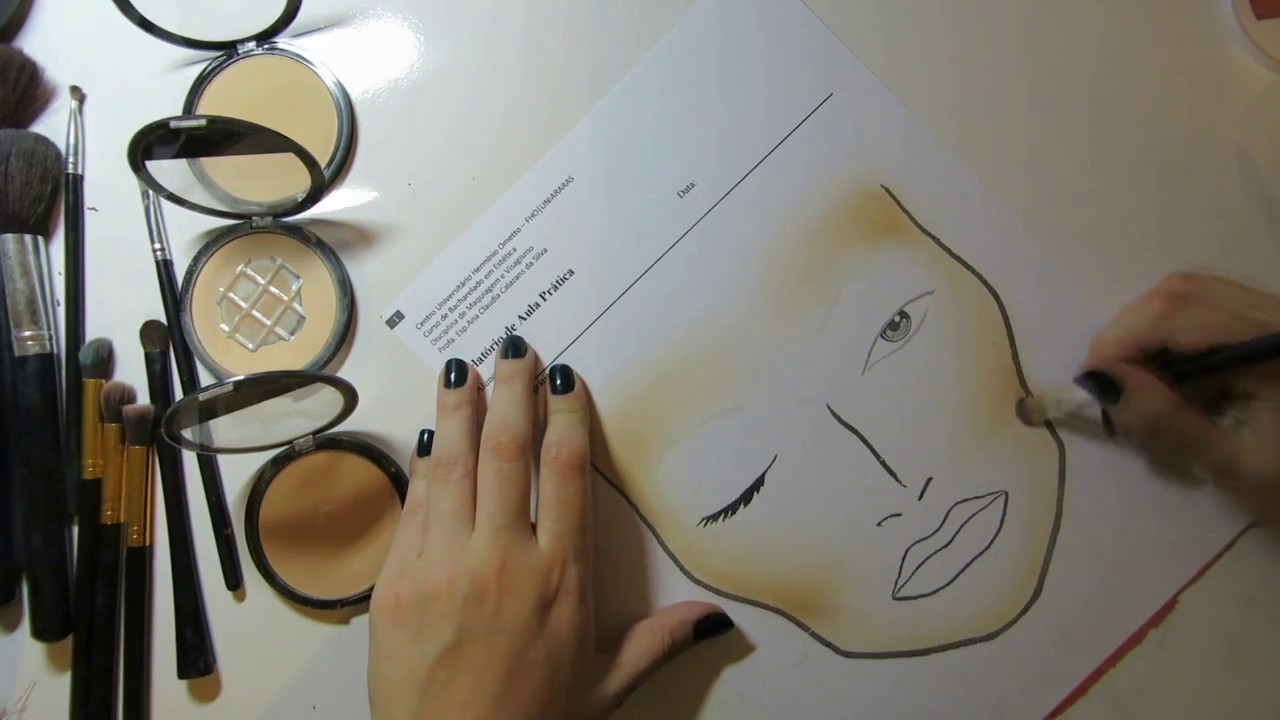 Como fazer Face Chart de Maquiagem