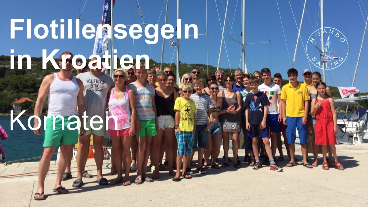 Flottillensegeln in Kroatien im Juli 2015: 1. Teil Kornaten-Route