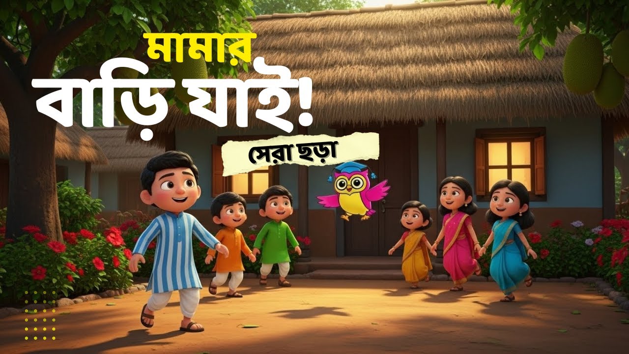 আয় ছেলেরা আয় মেয়েরা | মামার বাড়ি | Mamar Bari | জনপ্রিয় বাংলা ছড়া ও কবিতা | Bangla Rhyme