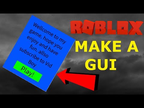 How To Make An Intro Gui In Roblox Youtube - how to make a intro gui on roblox studio2019 youtube