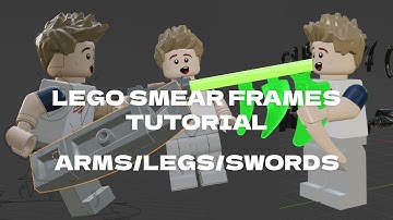 How to Animate Smear Frames with LEGO in Blender