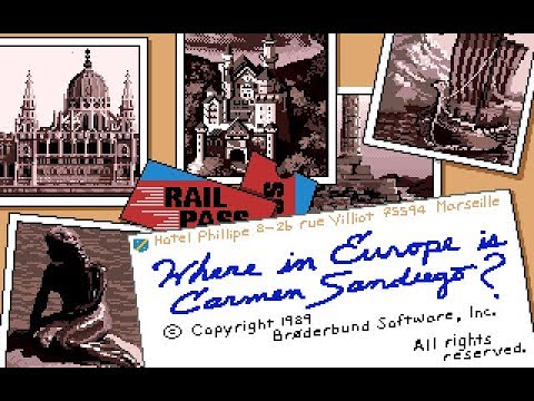 Where in Europe is Carmen Sandiego? [Amiga, 1990] longplay (complete)