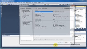 Create and populate an Empty C++ project VS2010