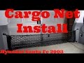 Hyundai Tucson Cargo Net Installation