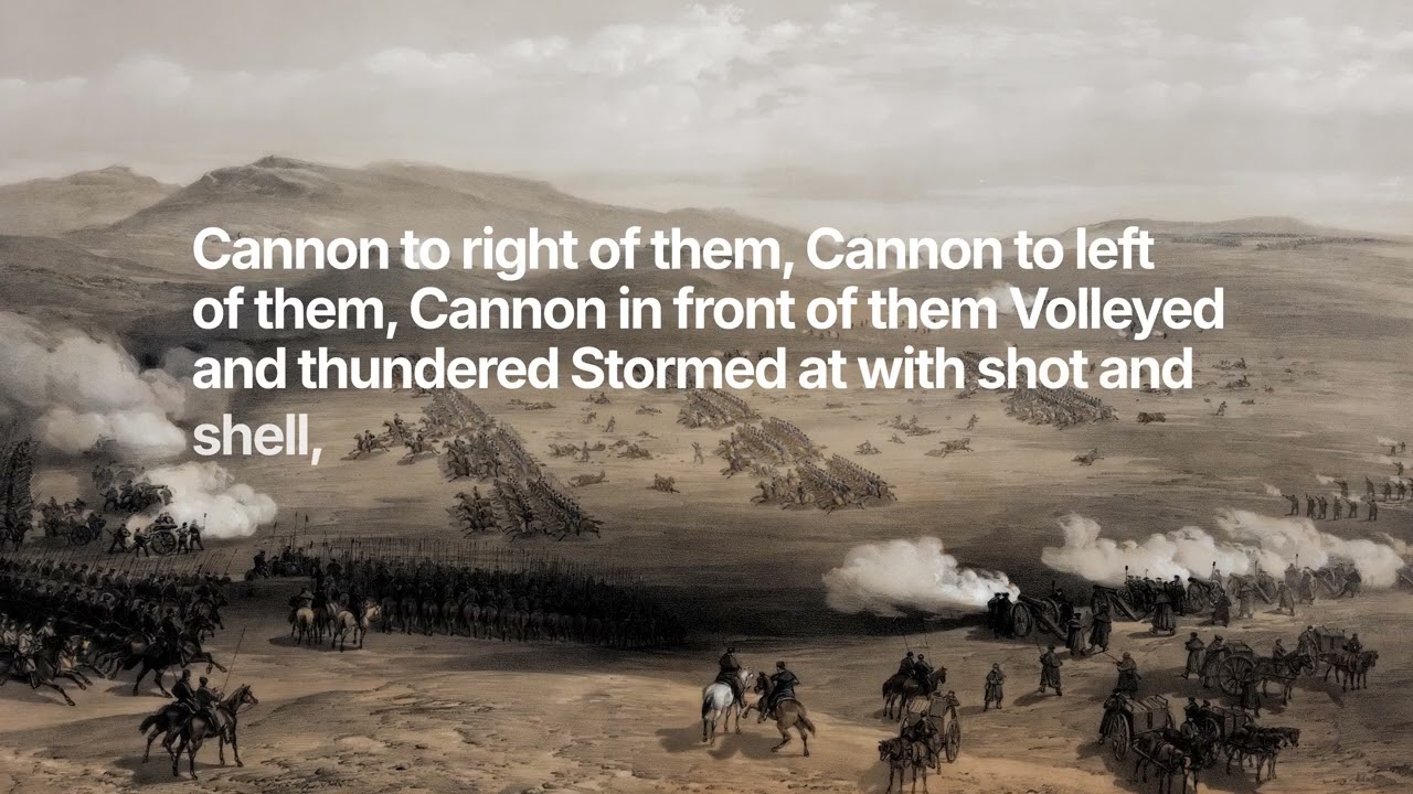 The Charge of the Light Brigade by Alfred, Lord Tennyson | Immersive Poetry Reading
