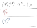Exponent Rules and Simplification