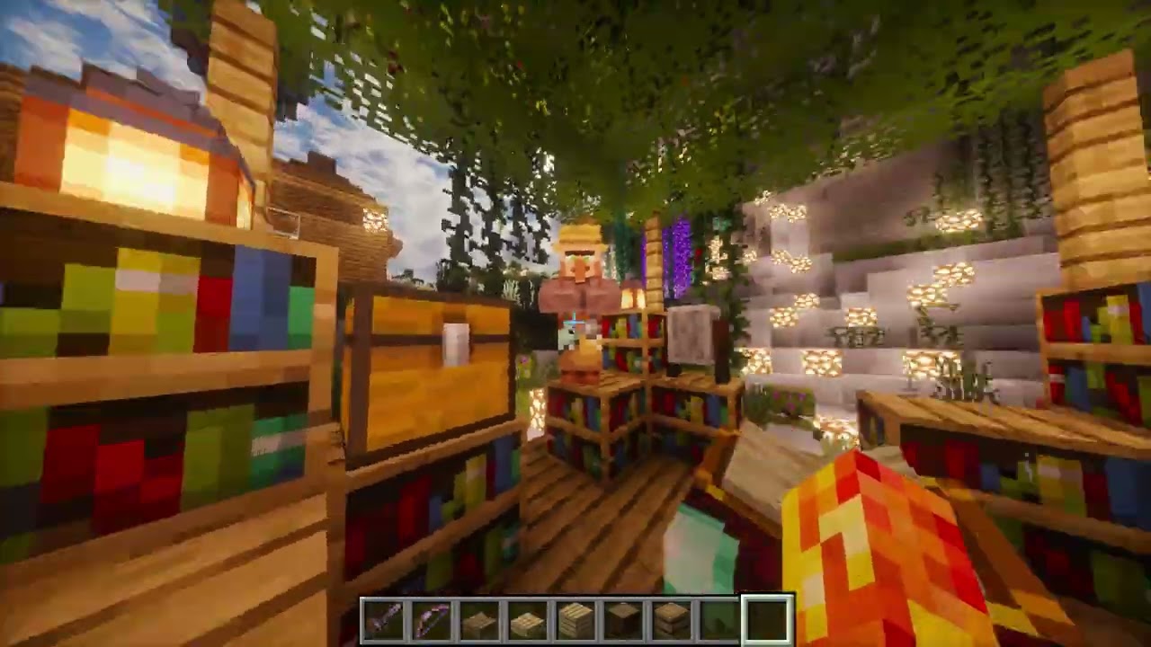 Lonely Cave Civilization in Minecraft