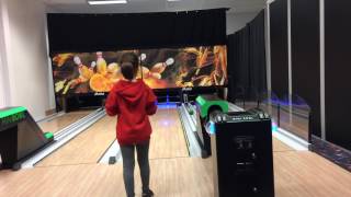 A little mini bowling at the Extreme Fun Center for an EXTREME Father's Day!