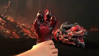 Lava Dragon Claw & Head | Soft Silicone Fantasy Creation Showcase