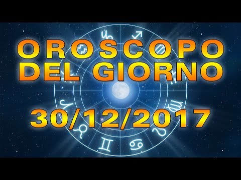 Video: Oroscopo Del 30 Dicembre