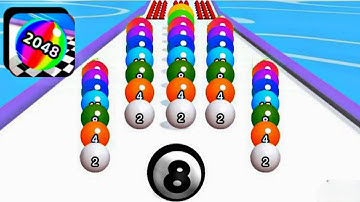 Ball Run 2048 All Level Mobile Gameplay Walkthrough Android IOs Alltrailer Relaxing Video EPIC EPIC