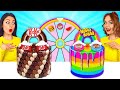 Rich VS Broke Cake Decorating Challenge | Cooking Expensive vs Cheap Sweet by RATATA COOL