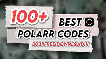 Polarr Filters Code Pack 2021 | 100+ Best Polarr Filters Free Download
