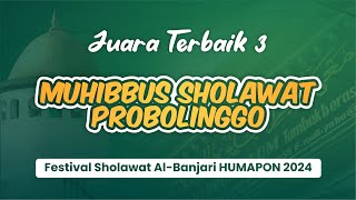 JUARA TERBAIK 3 Muhibbus Sholawat ( Probolinggo)_ Festival Al Banjari HUMAPON 2024