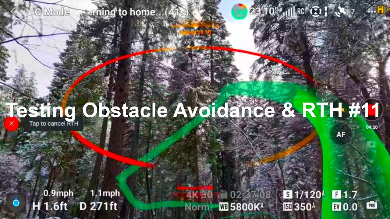 Testing Obstacle Avoidance & RTH #11 - YouTube