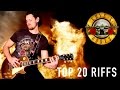 Top 20 Guns N Roses Riffs - Part 1