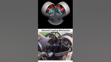 Almond Coupling Mechanism ( Solid Works) #coupling #mechanicalengineering #mechanic #mechanical
