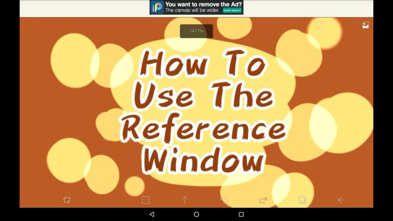 How To Use The Reference Window Ibis Paint X!! YouTube