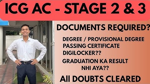PSB DOCUMENTS | STAGE 2 & 3 DOCUMENTS REQUIRED | ICG AC 2027 RESULT | PSB | SSB | SSB INTERVIEW | 