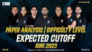 CSIR NET Chemical Science Paper Analysis 2023 - Expected Cut Off