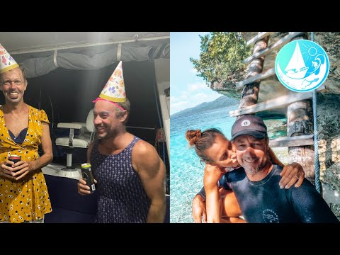 What happen to our CAPTAIN? | Party in Paradise Episode 248 (Sailing Catalpa)