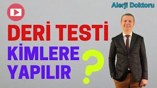 Deri Prick Testi Kimlere Yapılır? - Alerji Doktoru Prof Dr Ahmet Akçay